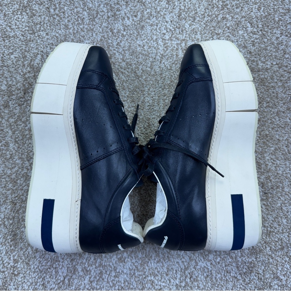 Paloma Barcelo Navy Platform Agen Sneakers Womens Size 41 - Picture 2 of 8
